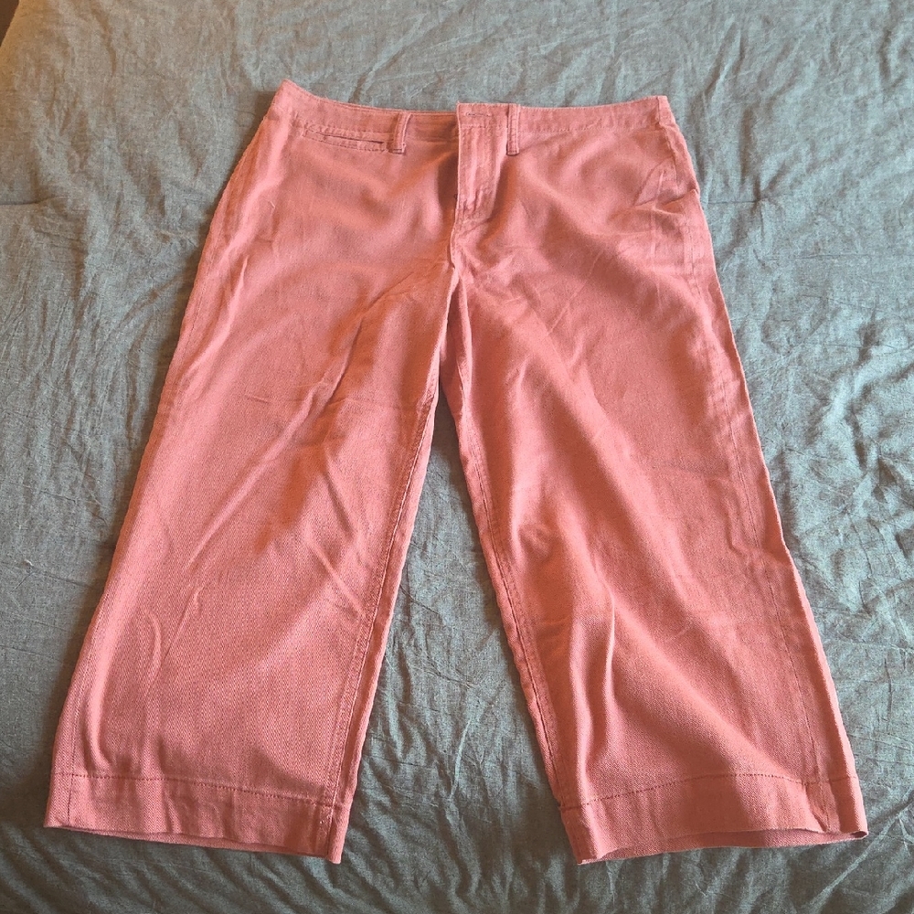 a.new.day Coral Pink High-Rise Pants